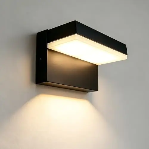 HomeyHoney Außenwandleuchte IP65 12W 3000K Schwarz