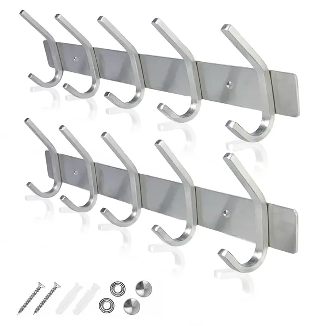 glazievault kleiderhaken wand edelstahl