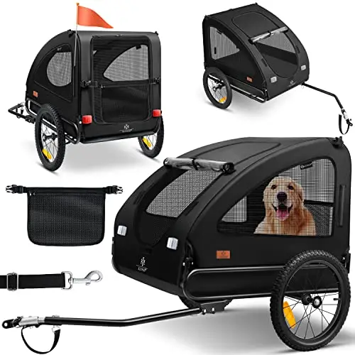 kesser hundeanhänger boxer 2-in-1