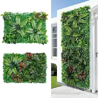 2er kunstpflanzen wand tropical 60x40 cm
