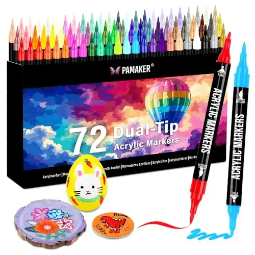 pamaker 72 acrylmarker set acrylstifte