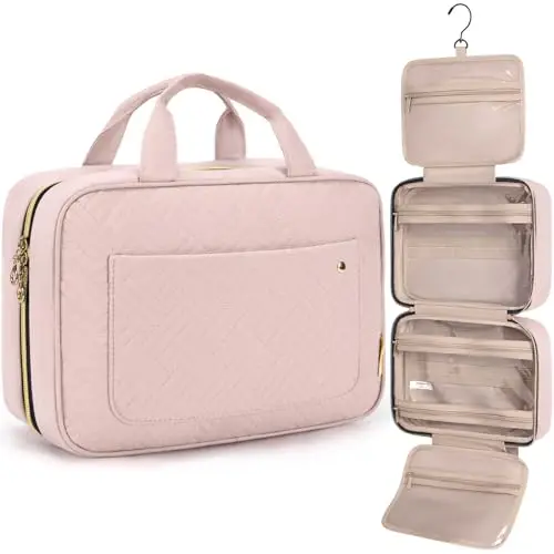 bagsmart m-rosa kosmetiktasche