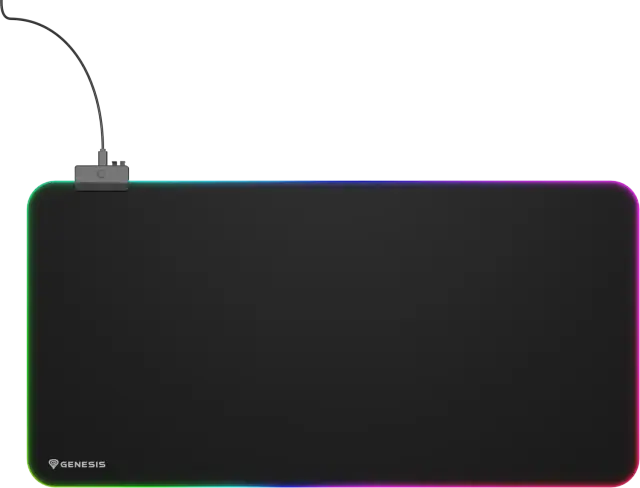 Genesis Boron 500 XXL RGB Gaming Mousepad 800x400mm Schwarz