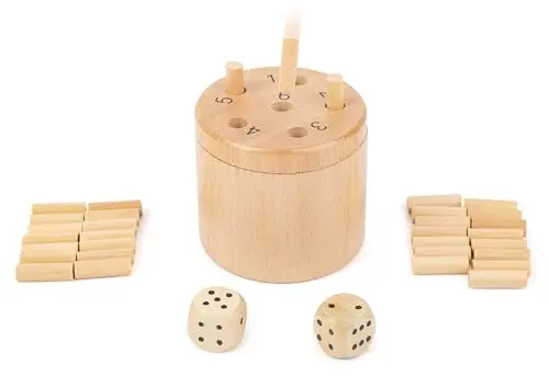small Foot Würfelspiel 6 Raus, Logikspiel für 2-6 Personen, Gesellschafspiel für die ganze Familie, ab 5 Jahren, 11365
