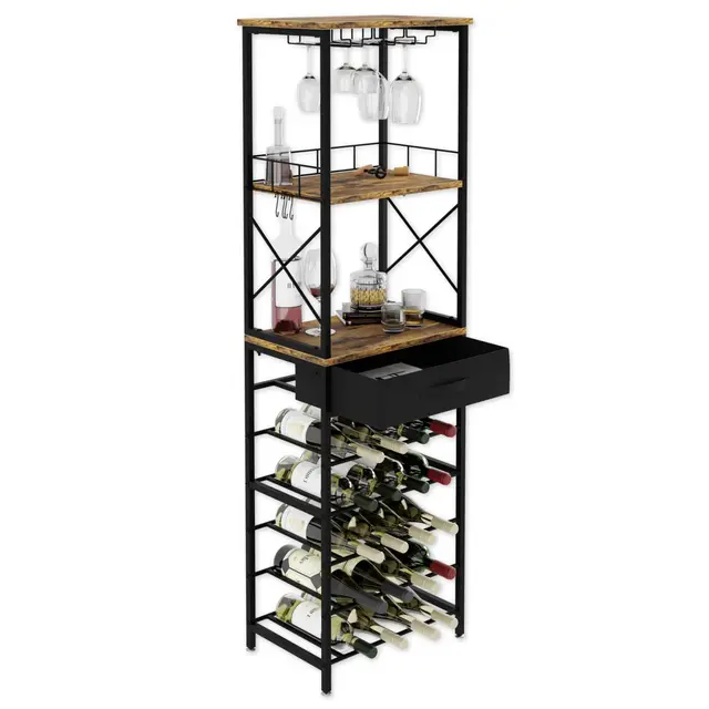 lenmar loft 2-20s weinregal metall 20