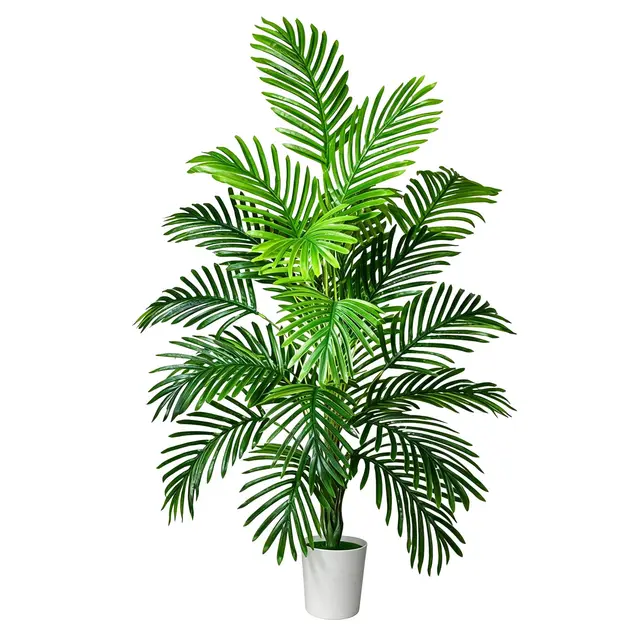 natligard kunstpalme areca 120cm 2er set