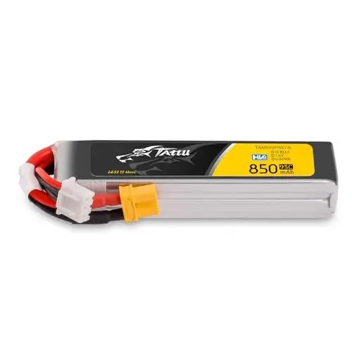TATTU 850mAh 2S 95C HV LiPo Long-Pack