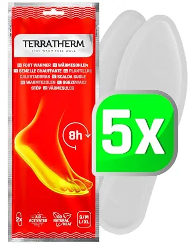 TerraTherm Luftaktivierte Wärmesohlen