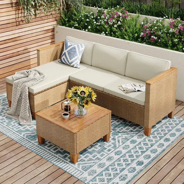 phi villa pv-116 rattan lounge set