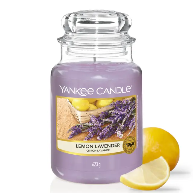 yankee candle lemon lavender große