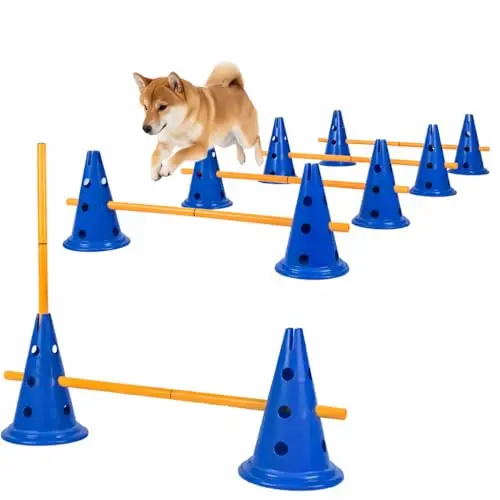 zazafolora cavaletti stangen agility set