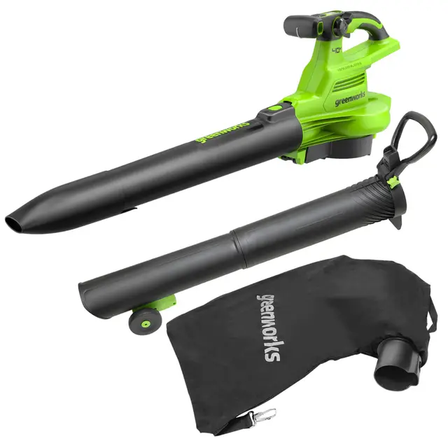 greenworks gd40bv 40v akku laubbläser