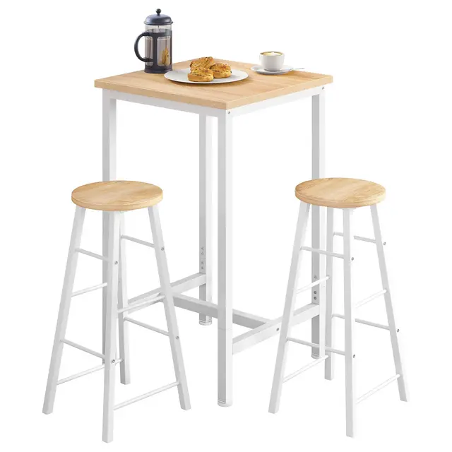 woltu bartisch mit 2 barhockern