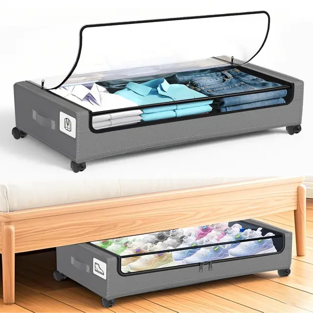 utoimain unterbett-aufbewahrungsbox 48l