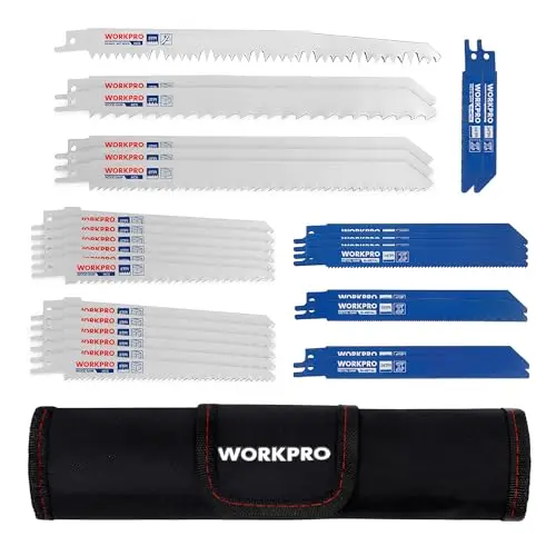 WORKPRO S32 Säbelsägeblatt-Set 32-tlg