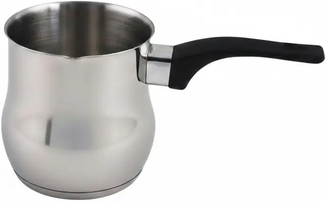 Türkischer Kaffeekocher Dzhesva aus Edelstahl 700 ml für INDUKTION - Mokkakanne Topkapi Mokkakännchen Cezve 0,7L
