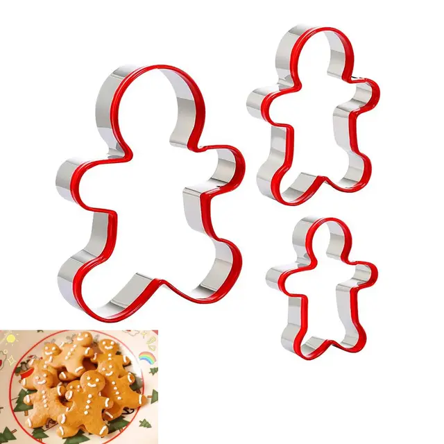 ginddy lebkuchenmann ausstechform set 3