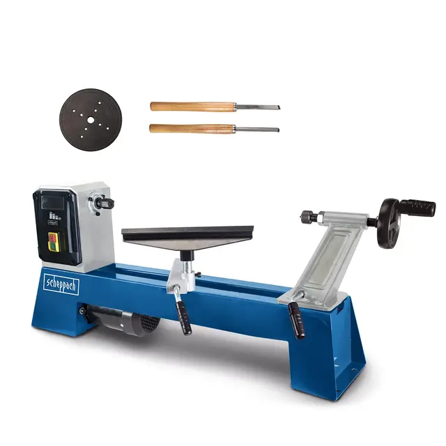 Scheppach DM500T Drechselbank 400W, 500mm Länge / 350mm Ø, 4 Stufen