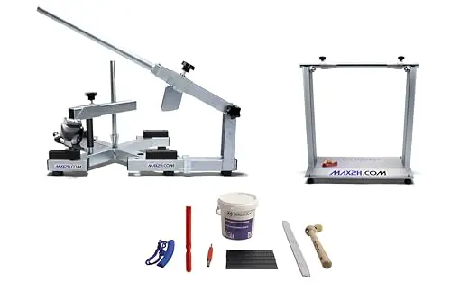 MAX2H® Reifenmontiergerät MG-X mit Wuchtbock Plus und Starterpaket (Klebegewicht schwarz)