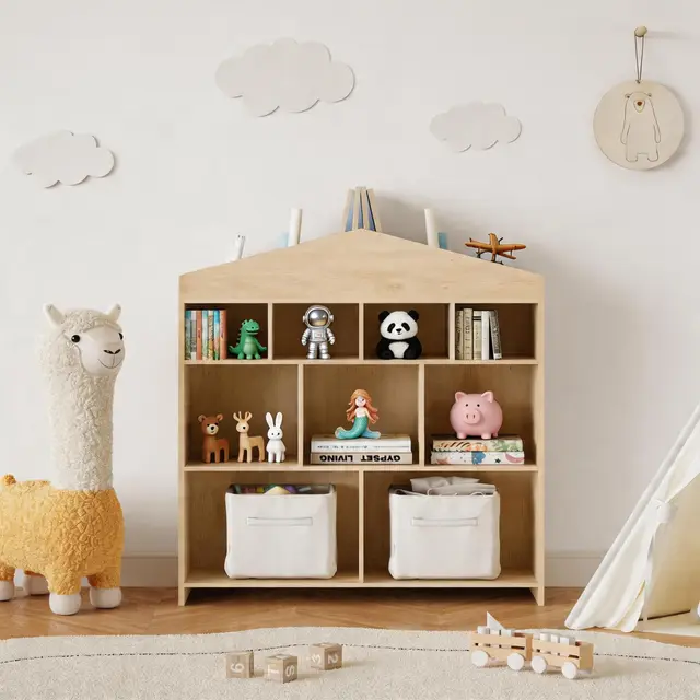 garveehome kinder bücherregal holz