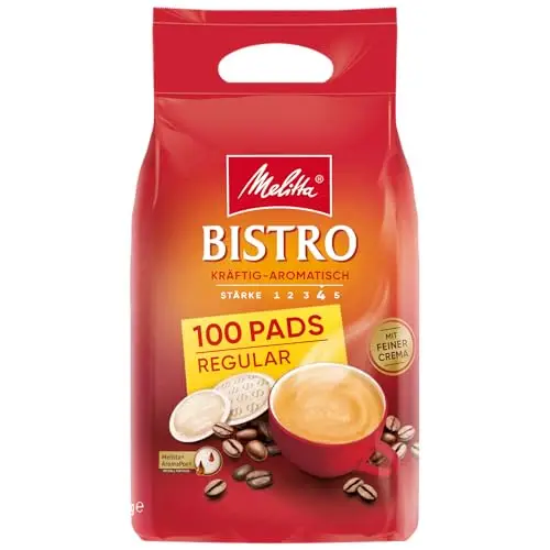 melitta café bistro röstkaffee pads