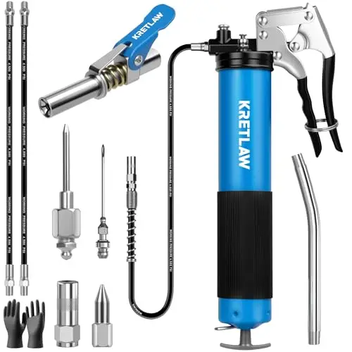 KRETLAW K180005 Fettpresse-Set 10-teilig 7000 PSI