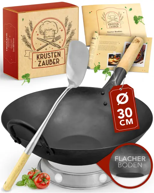 krustenzauber 30cm wok induktion