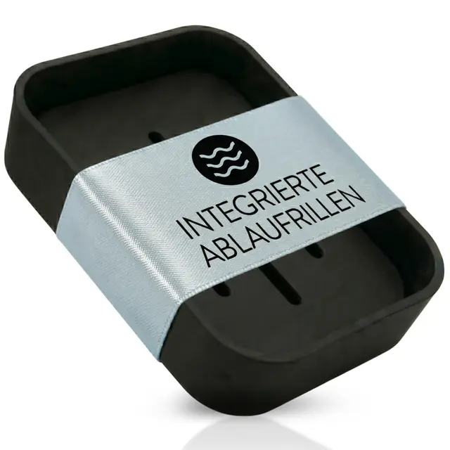 parsa beauty seifenschale schwarz 2er