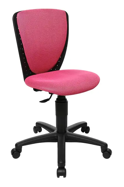 TOPSTAR High S 'Cool Kinderdrehstuhl, Kunststoff, rosa, One Size