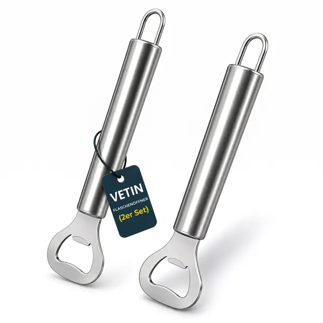 vetin flaschenöffner set 2er edelstahl