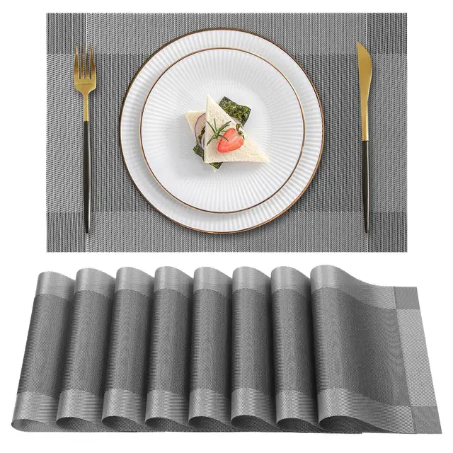 gucass 8er set tischsets abwaschbar pvc