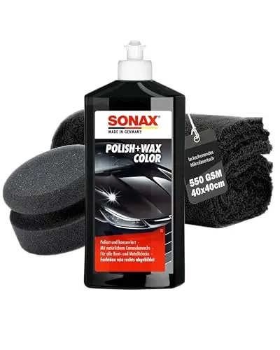 sonax polish wax color 500ml set