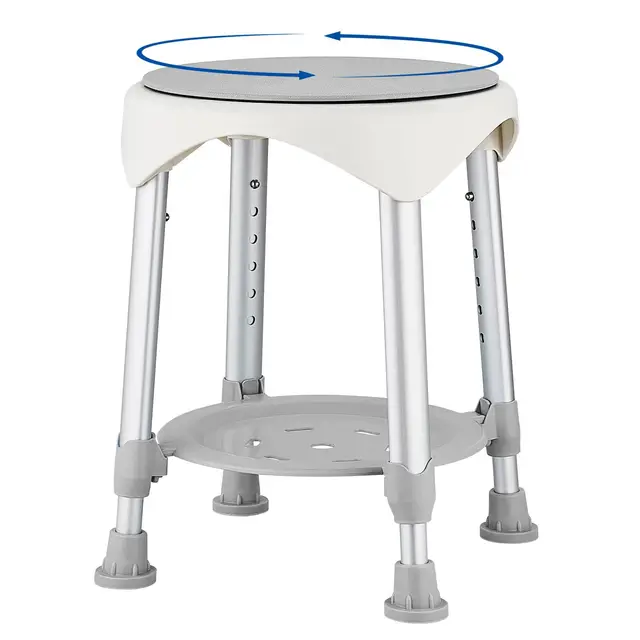 ksitex 3089 duscheckhocker 360° grau