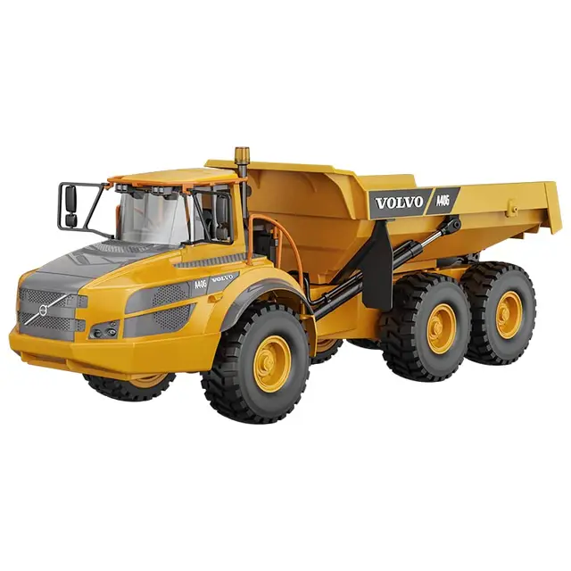 s-Idee® E591-003 Volvo Rc 6WD Kipplaster Kipper Dump Truck ferngesteuert 1:20 LKW 6WD Kipplader Double E CADA E-591