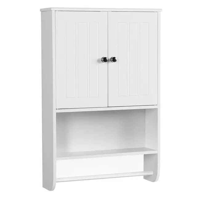 yaheetech hängeschrank 48,5 cm weiß