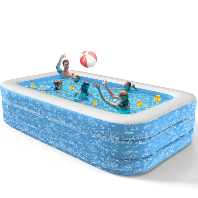 CACSPS Aufblasbarer Pool 300x165x56 cm Vinyl
