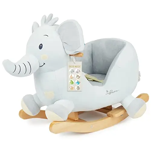 bieco elefant tiko plüsch schaukeltier