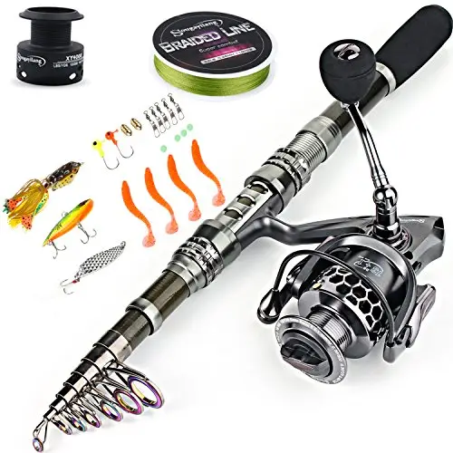 Sougayilang Teleskopangel-Set 1,8m