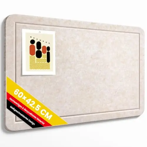 turfson filz pinnwand 60x42,5cm faltbar