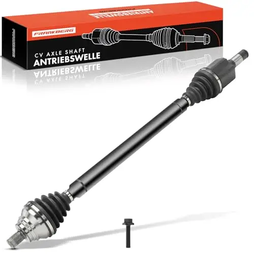 Frankberg Antriebswelle Achswelle Automatikgetriebe Vorderachse Rechts Kompatibel mit A3 8V1 8VK A3 Cabriolet 8V7 8VE Golf VIII CD1 DA1 Leon 5F1 Replace# 5Q0407272DN