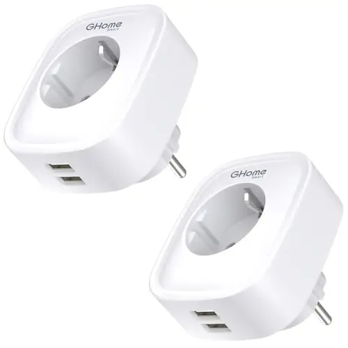 ghome smart wlan-steckdose 3-fach usb