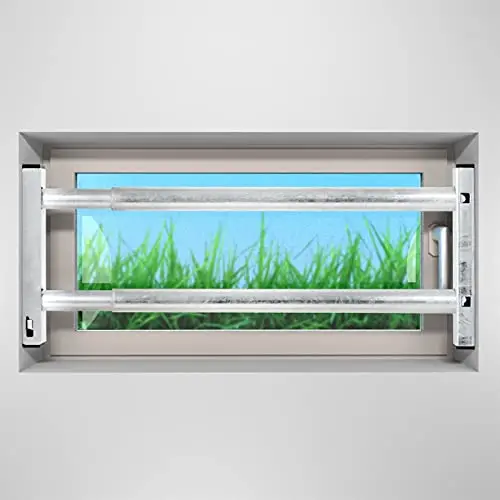 Fenstersicherung Sicherungsstange Türsicherung Einbruchschutz 2Fach 640-1000mm verzinkt