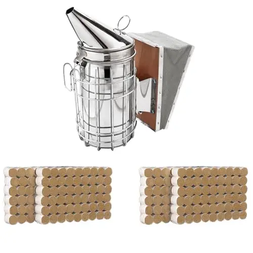 Bienenzucht-Werkzeug-Set für Anfänger, Imker, Aikultur-Set – Bienenstock, Räucher-Set, Bienenzucht-Ausrüstung, Zubehör