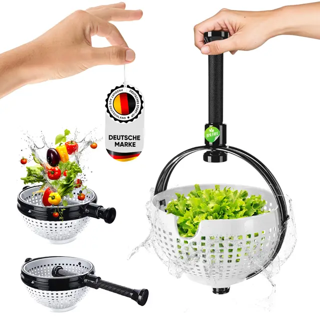 woonfux salatschleuder klappgriff