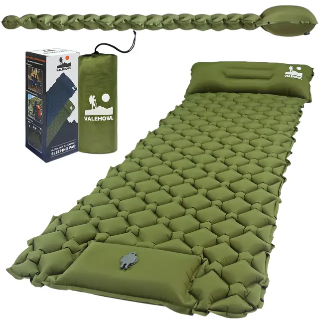 800g Ultraleichte Aufblasbare Isomatte für Camping – R-Wert 3,0 für 4 Jahreszeiten, Langlebige wasserdichte Luftmatratze für Rucksackreisen, Trekking, Outdoor