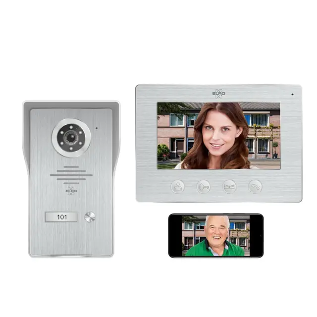 ELRO DV4000IP WiFi IP Video Türintercom │ 1080P Full HD Kamera mit Nachtsicht │ 4-Drahtkabel │ 16 Klingeltöne