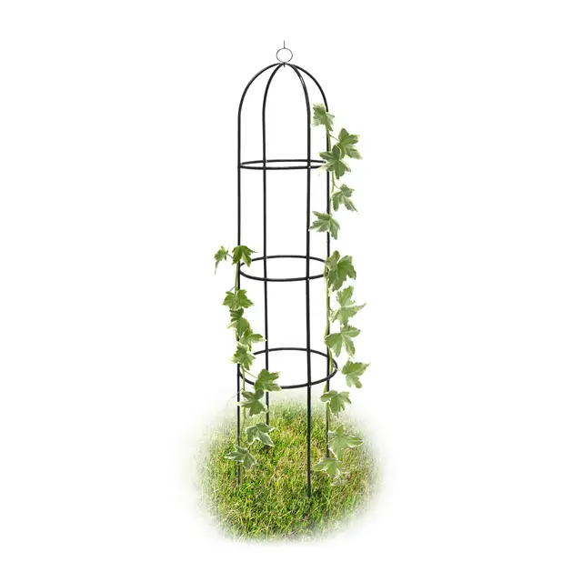 relaxdays rankobelisk 190 cm stahl