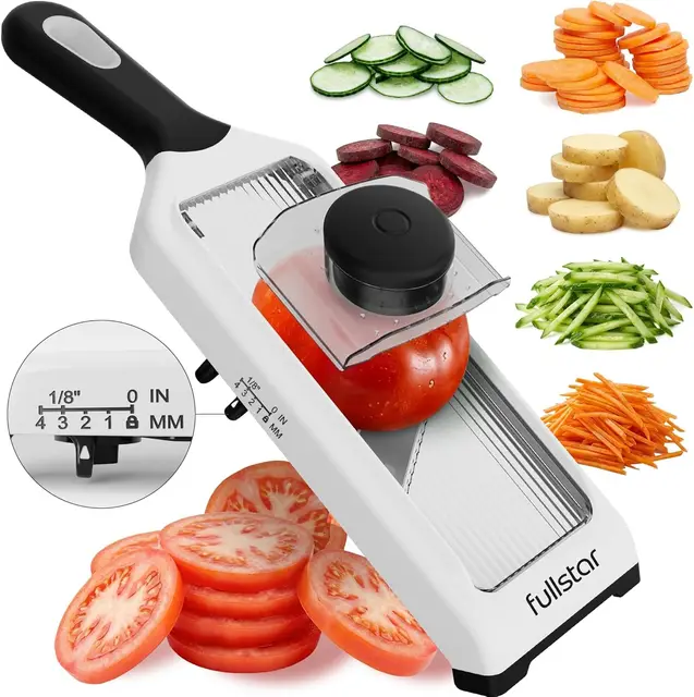 Fullstar 2-in-1 Mandoline Gemüsehobel mit Julienneschneider