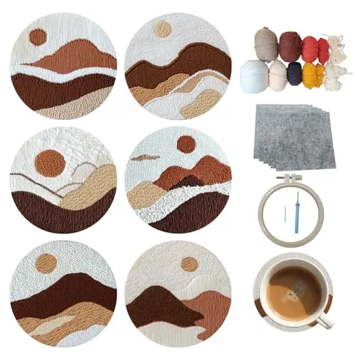 cukol landschaft punch needle set 6tlg