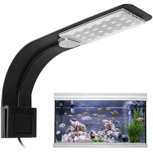 YANGUN Clip-on LED Aquariumleuchte 10 W Schwarz